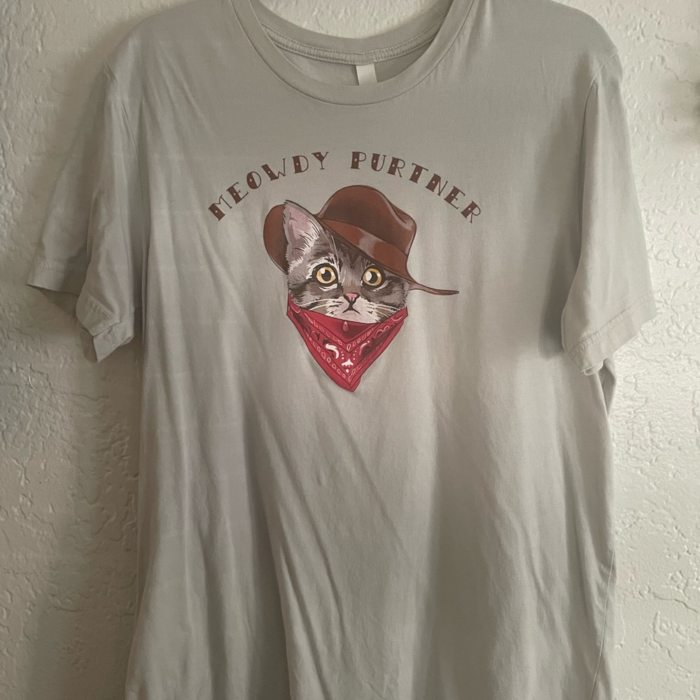 COPY - ModCloth Meowdy Purtner tee shirt Large